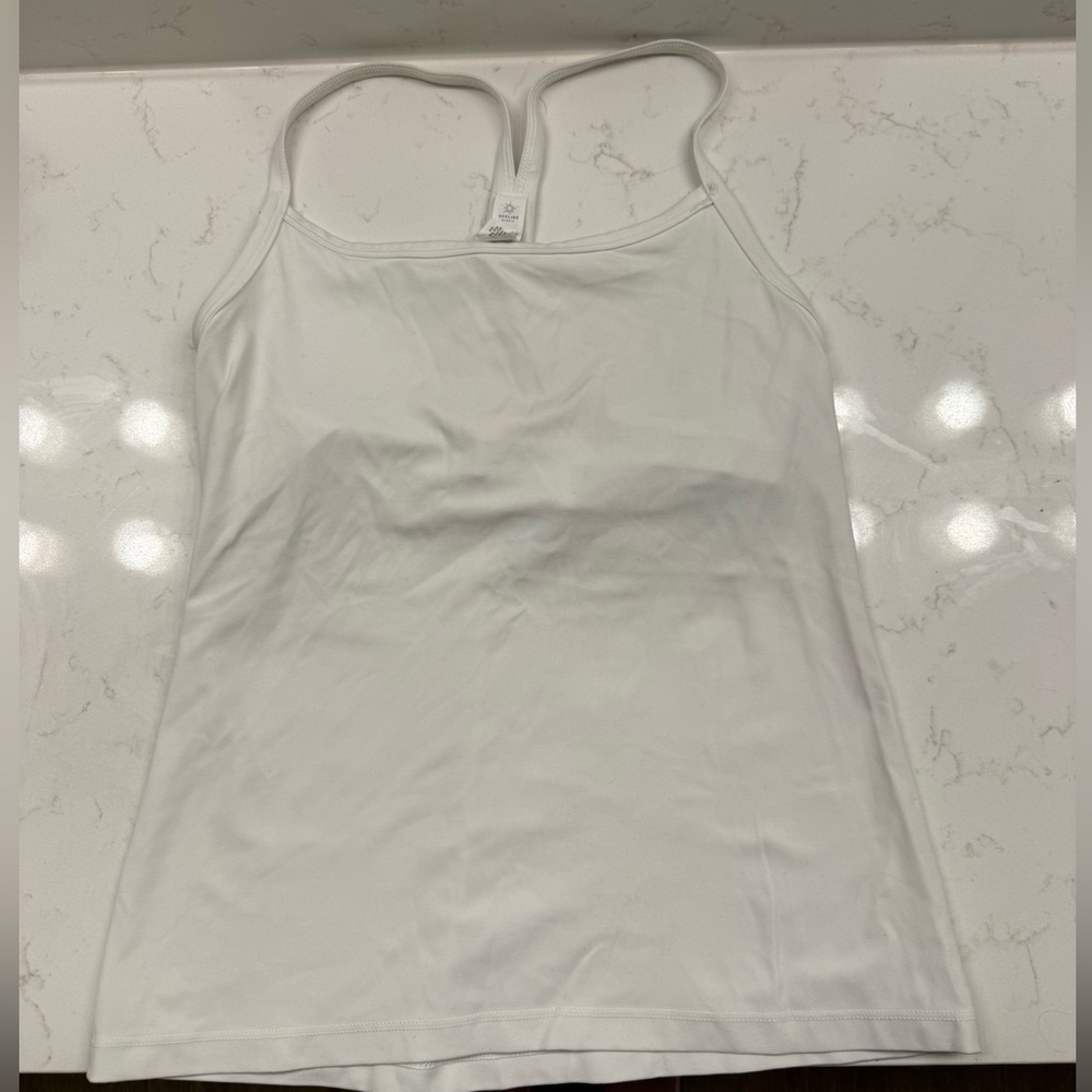 aerie White Racerback Camisole Tank Top